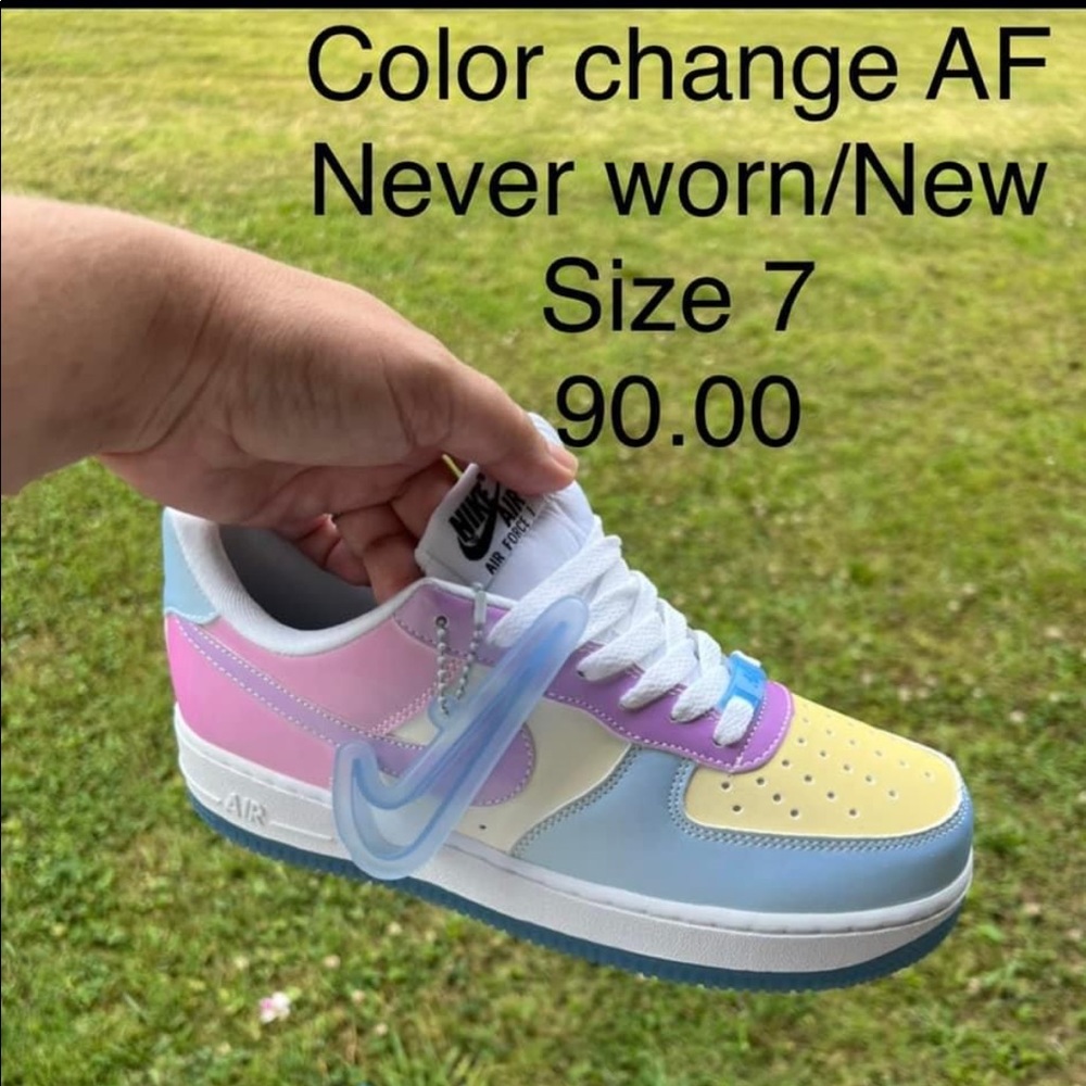 Ladies color change Nike Air Force 1
